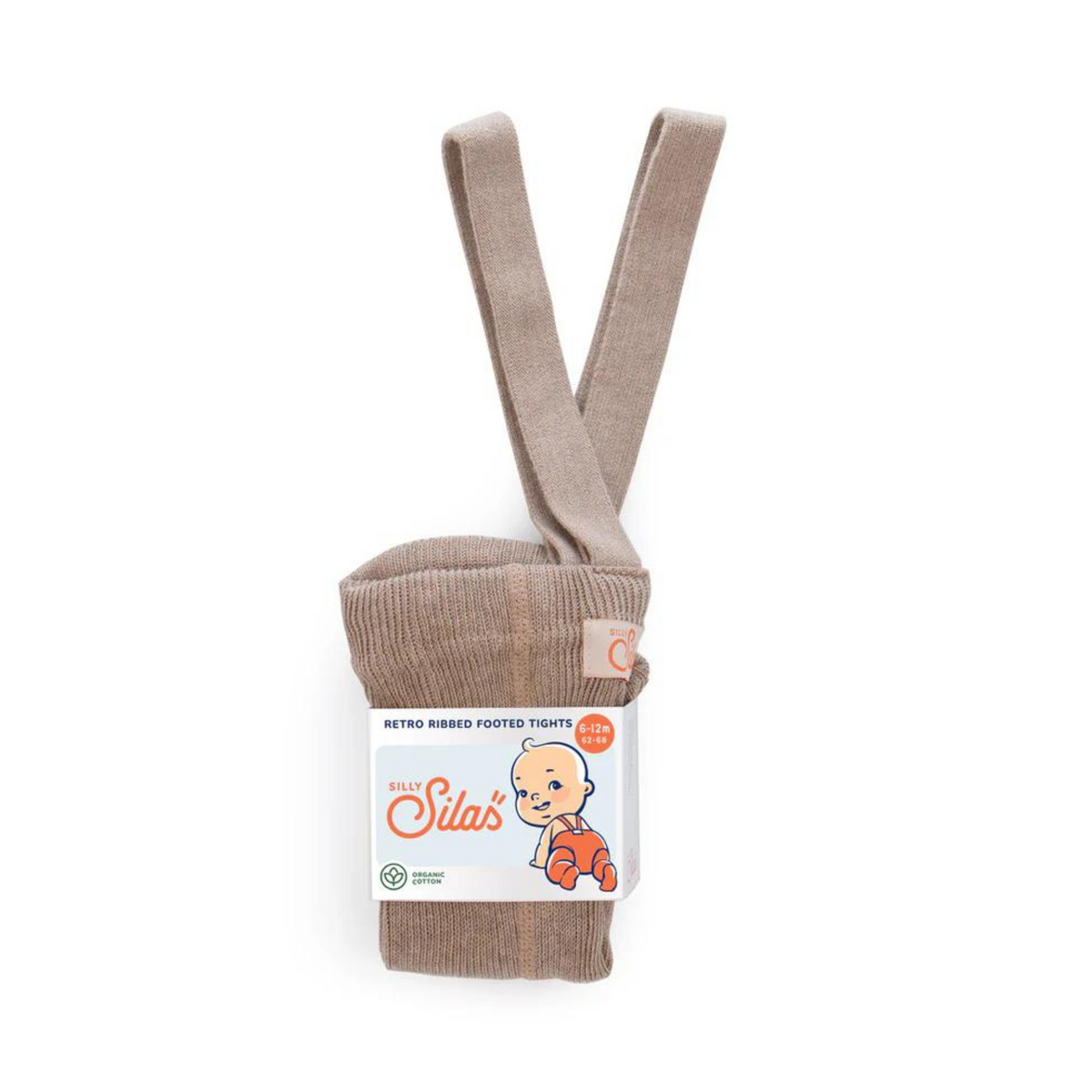 Silly Silas | Baby & Children's Clothing | Footed Tights - Peanut