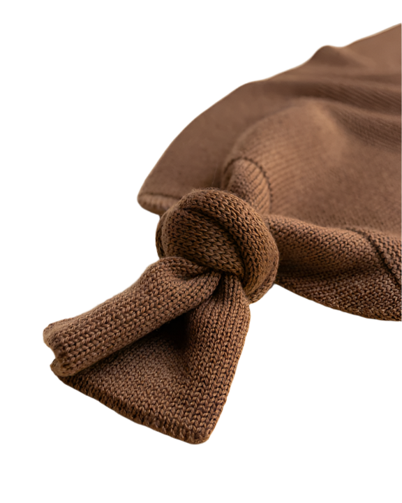 Baby Blanket - Mocha | Merino Wool Cocoon | Hvid | Baby Boutique