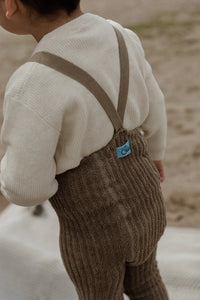 Silly Silas | Baby and Children's Clothing | Footed Tights- Oyster Grey