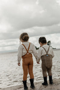 Silly Silas | Baby and Children's Clothing | Footed Tights- Oyster Grey