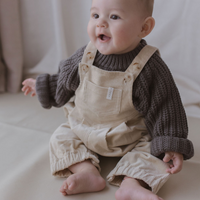 Unisex Baby Overalls - Beige | Baby & Childrens Clothing | Susukoshi