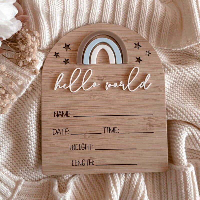 Birth Announcement Plaque | Penny & Co