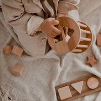 Wooden Toys | Wooden Shape Sorter - Qtoys