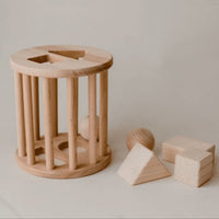 Wooden Toys | Wooden Shape Sorter - Qtoys