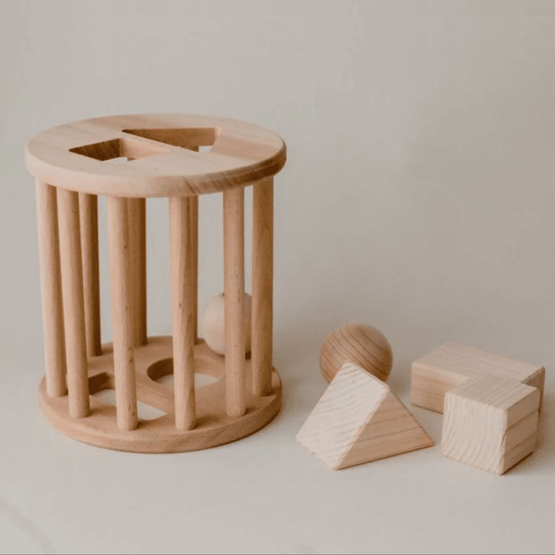 Wooden Toys | Wooden Shape Sorter - Qtoys