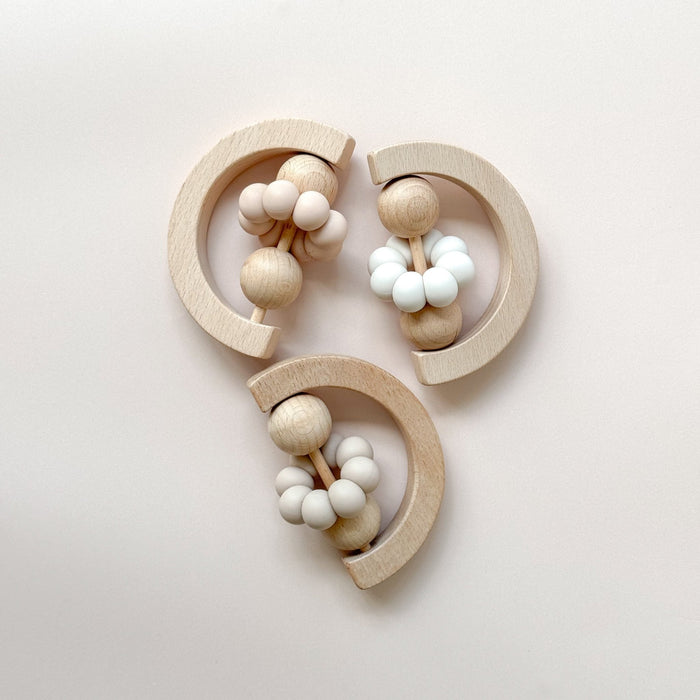 Beechwood Silicone Teether | NudeOLLIE + HARPERTeethers