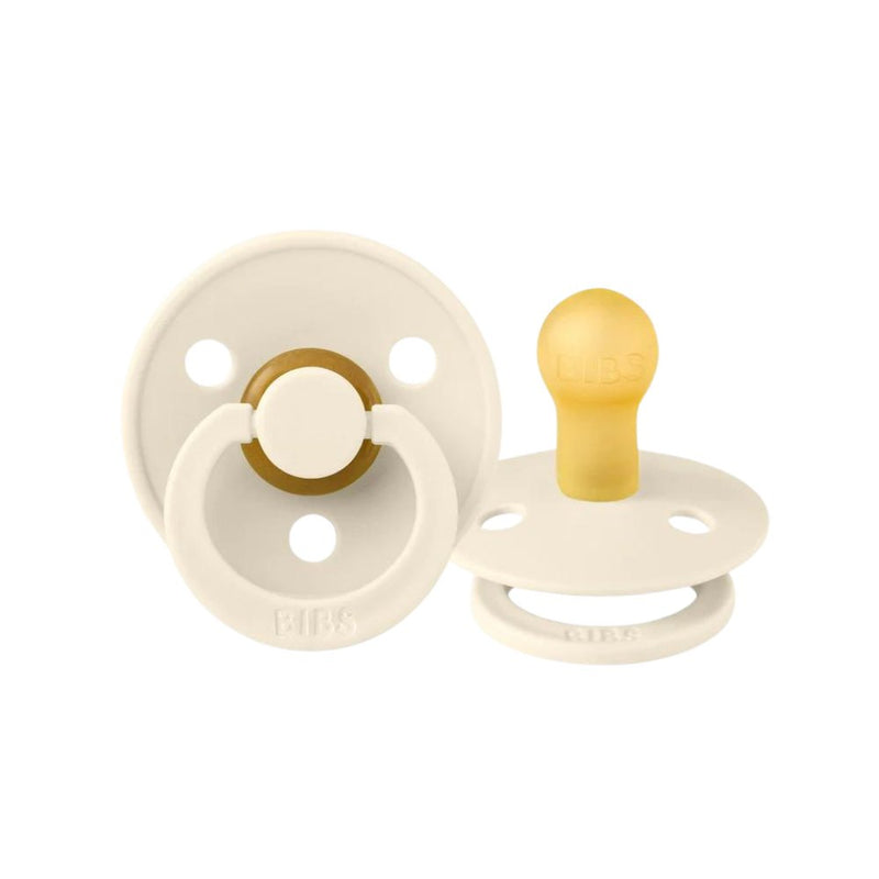 Bibs Dummies | Round Latex - Ivory 2PK