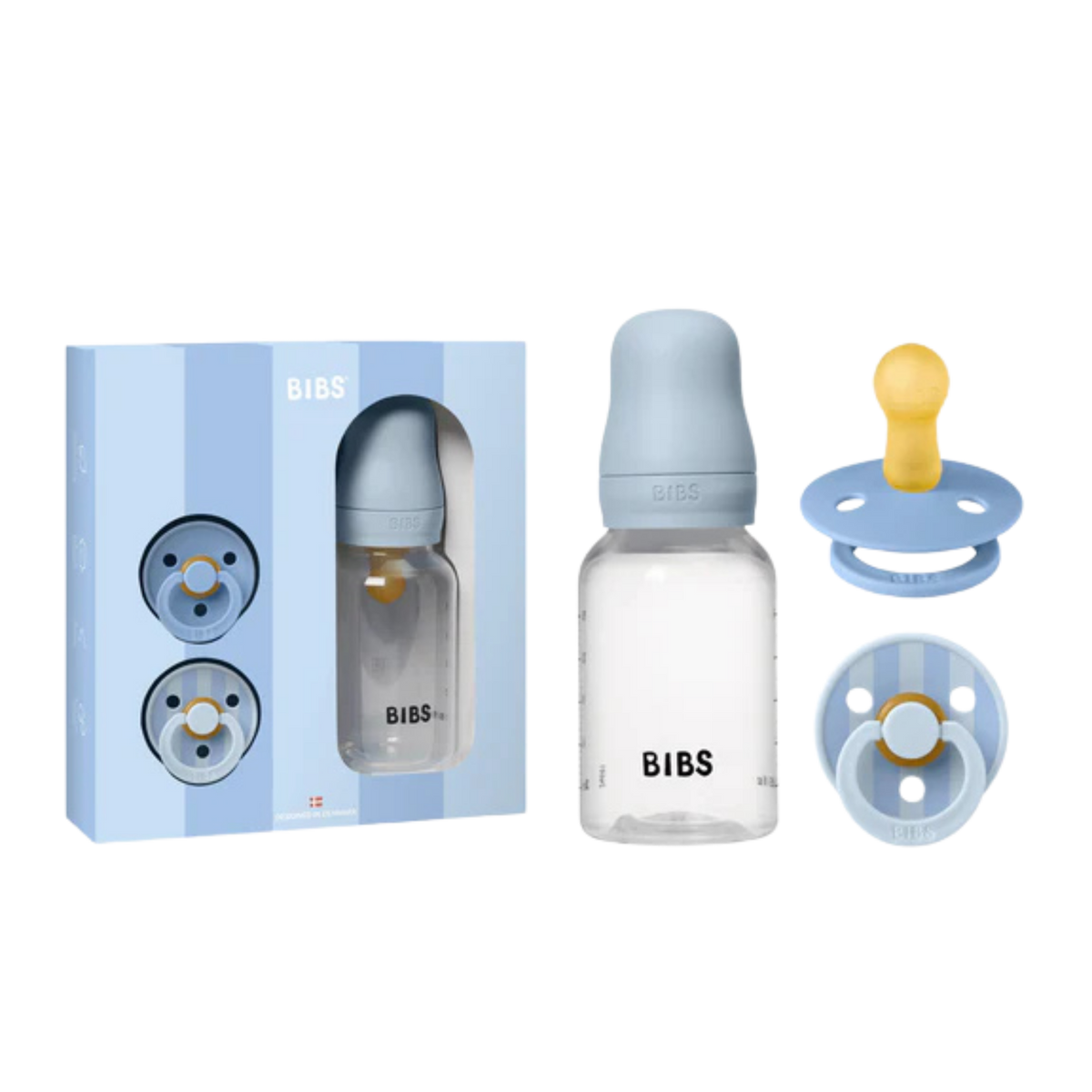 BIBS Dummies | BIBS Baby Gift Set - Baby Blue