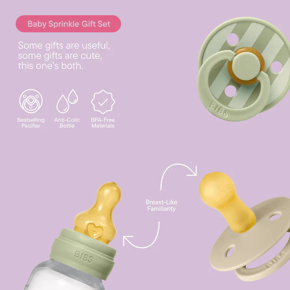 BIBS Dummies | BIBS Baby Gift Set - Sage