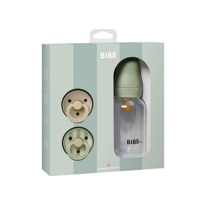 Bibs Dummies | Baby Gift Set - Sage