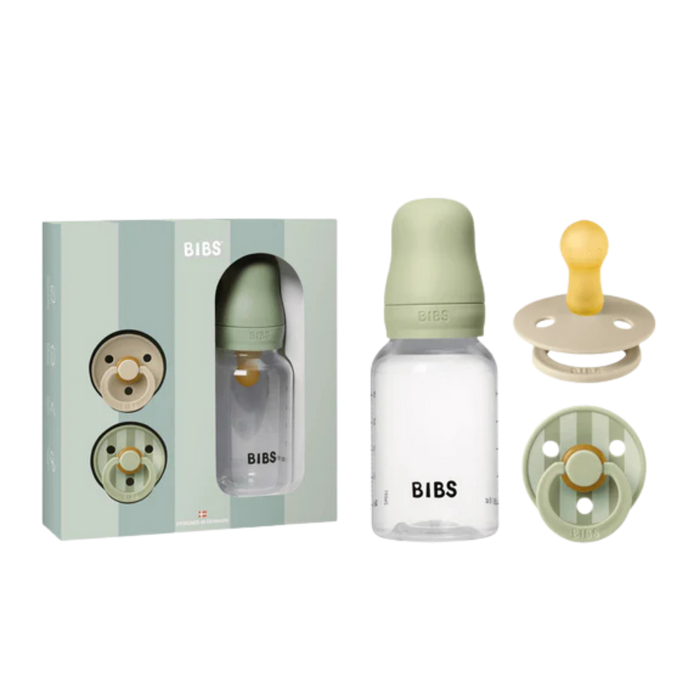 Bibs Dummies | Baby Gift Set - Sage