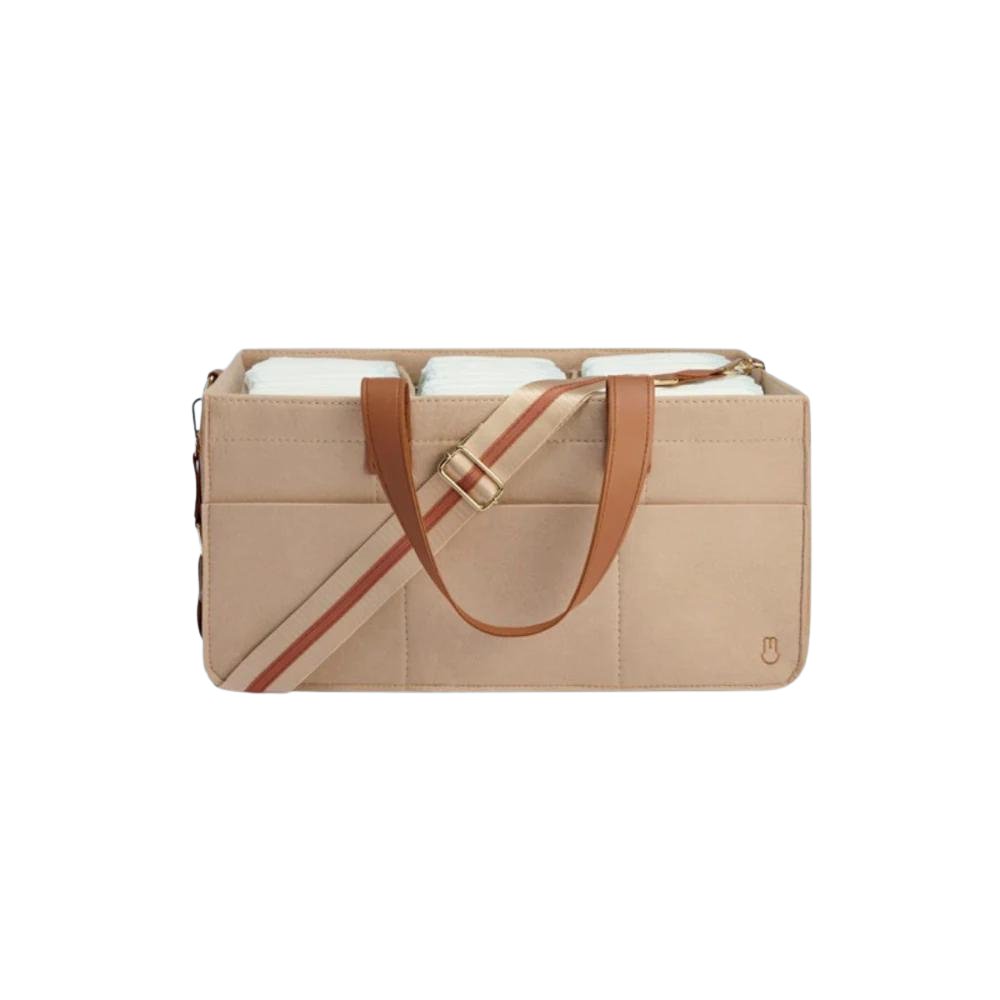 Bunnie Caddie Nappy Caddy Tan