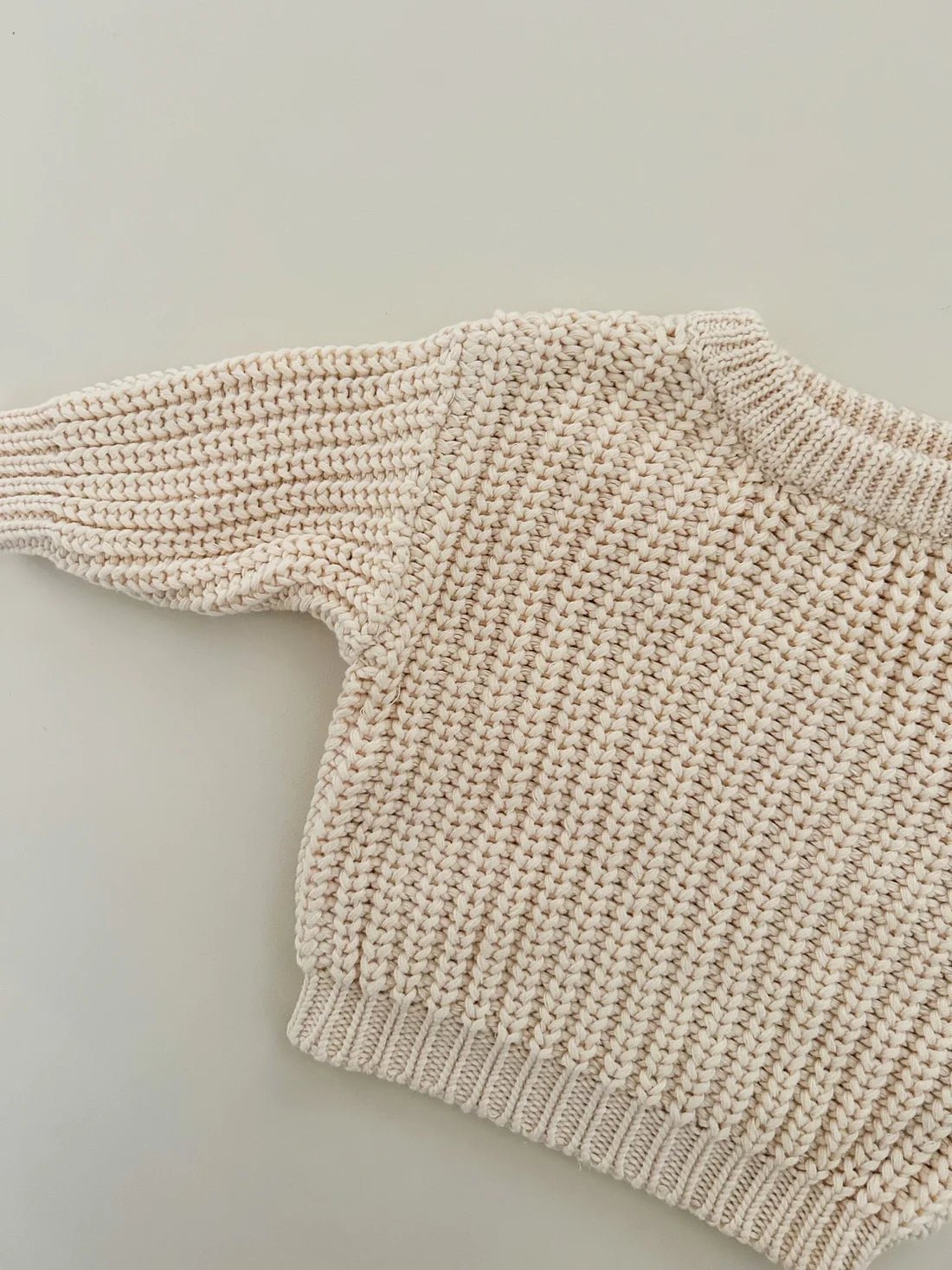 Chunky Knit Jumper | OatPETITE + COBaby Clothing