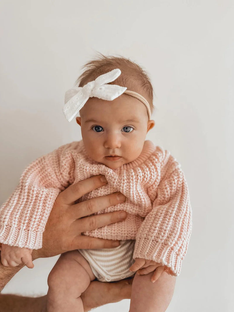 Chunky Knit Jumper | PinkPETITE + COBaby Clothing