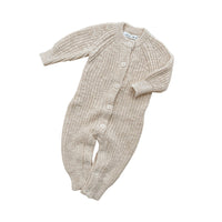 Ziggy Lou | Baby and Children's Clothing | Classic Knit Romper - Honey 