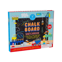 Floss & Rock Kids Activity Set | Kids Toys | Chalk Board Sketchbook - Construction