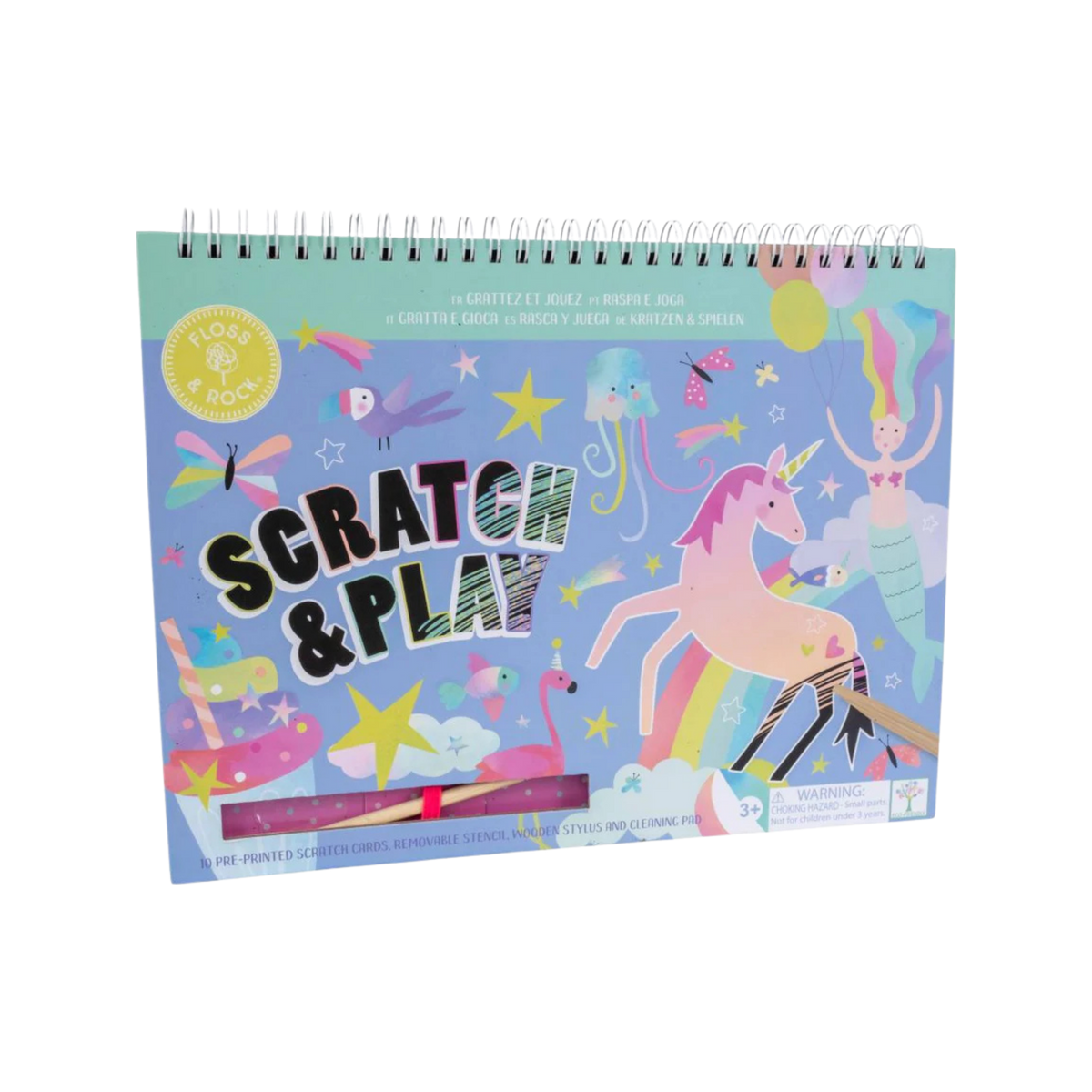 Floss & Rock Kids Activity Set Fantasy | Kids Toys - Scratch & Play