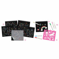 Floss & Rock Kids Activity Sets | Kids Toys | Chalk Board Sketchbook - Rainbow Fairy