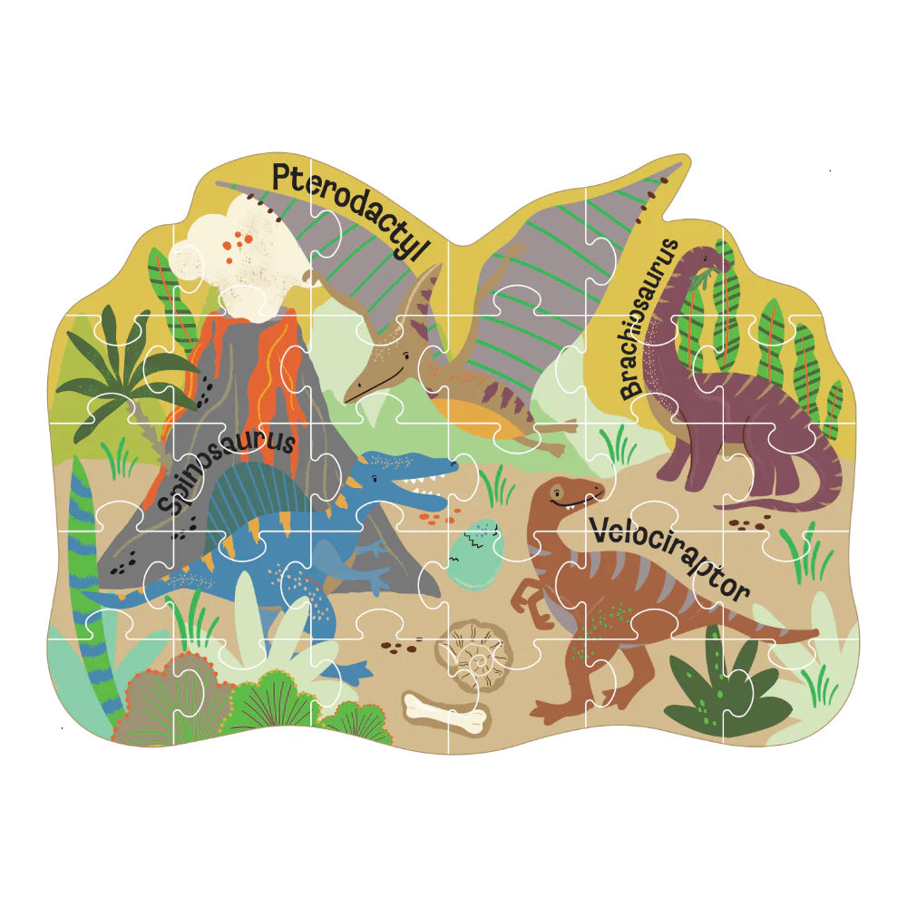 Floss & Rock Jigsaw Puzzle - Dinosaur | Kids Toys