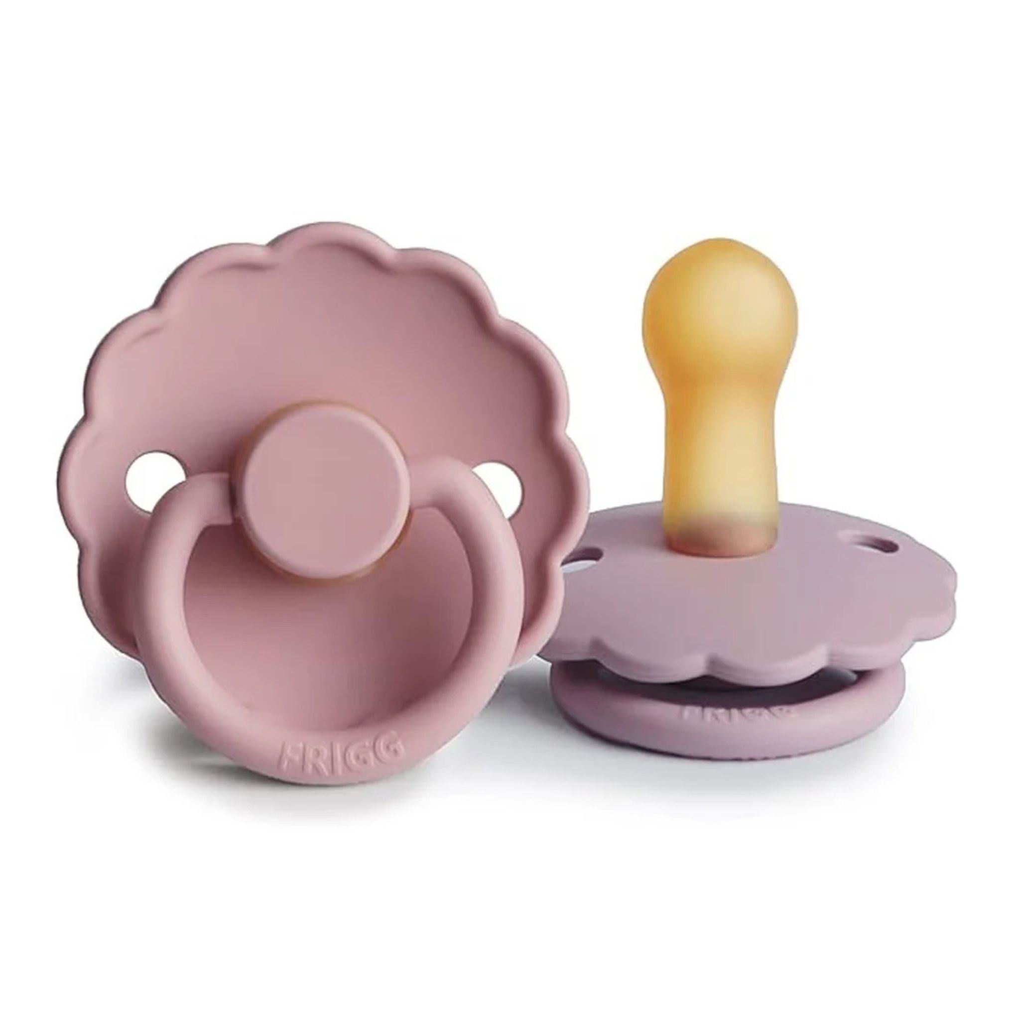 Baby Dummies | Frigg Daisy Dummy 2PK - Baby Pink & Soft Lilac – Coco ...