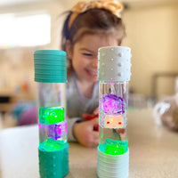 Glo Pals Light Up Sensory Cubes - Purple