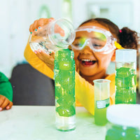 Glo Pals Light Up Sensory Cubes - Green