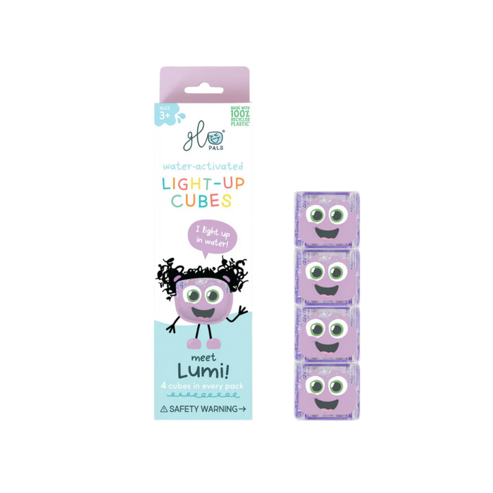 Glo Pals Light Up Sensory Cubes - Purple
