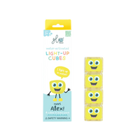 Glo Pals Light Up Sensory Cubes - Yellow
