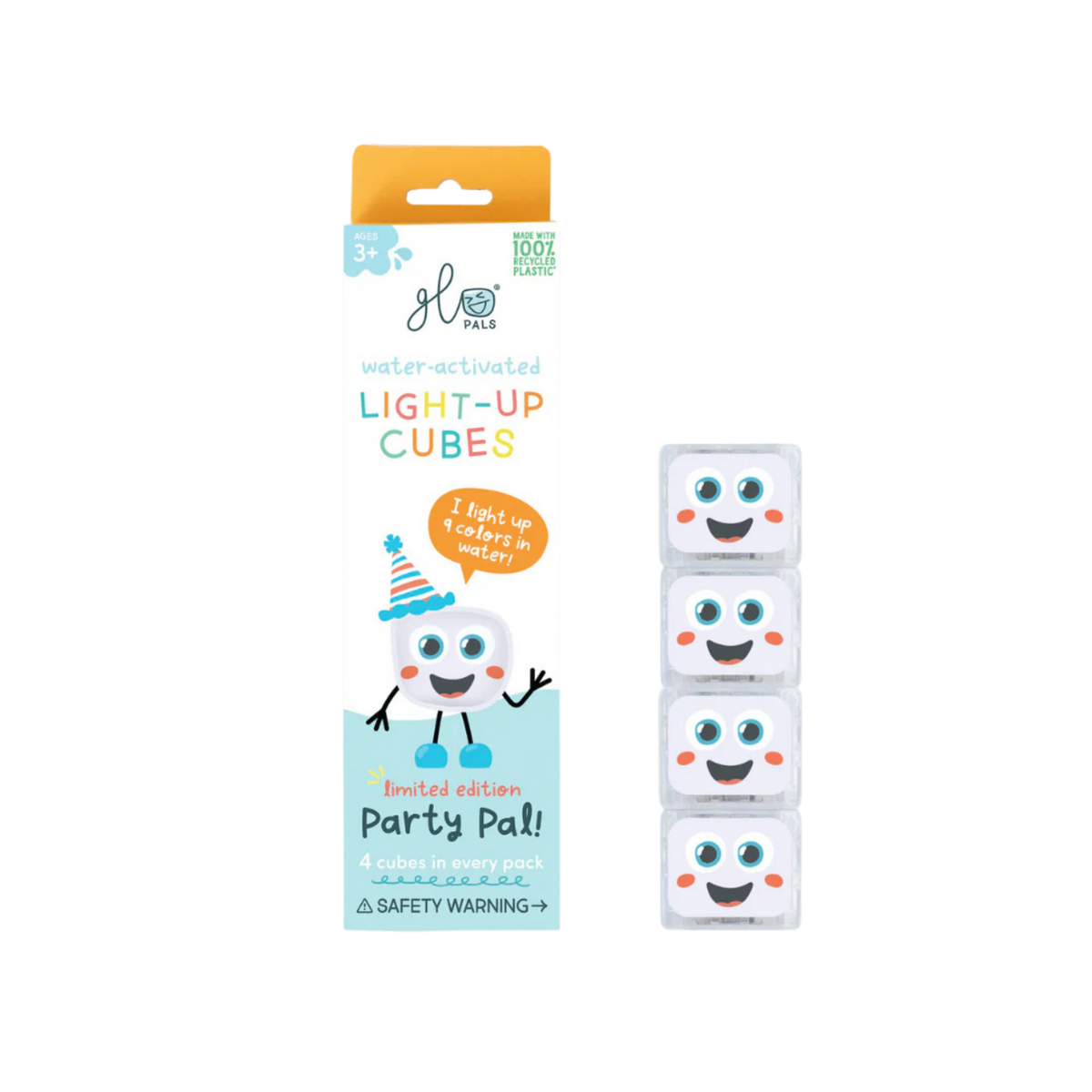 Glo Pals Light Up Sensory Cubes - Party