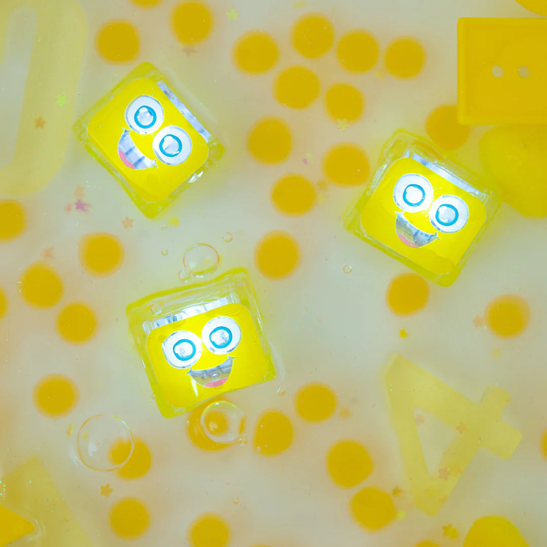 Glo Pals Light Up Sensory Cubes - Yellow
