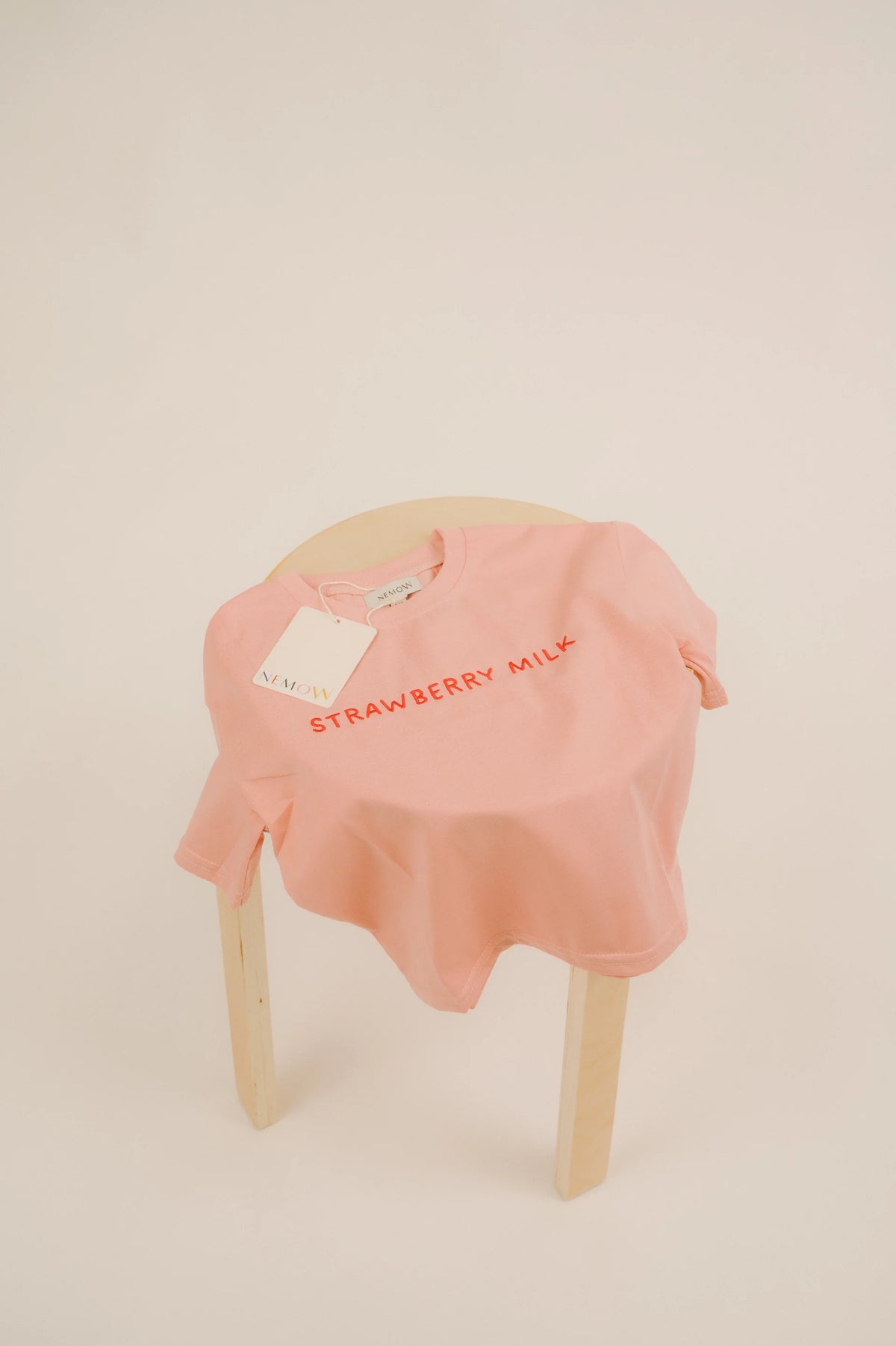 Kids Clothing | Kids Graphic Tee | Nemow - Strawberry Milk Tee