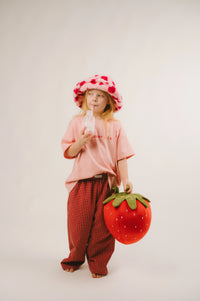 Kids Clothing | Kids Graphic Tee | Nemow - Strawberry Milk Tee