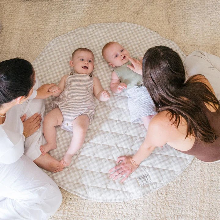 Linen Play Mat | GinghamWARREN HILLPlay Mat