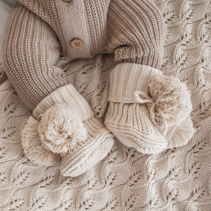 Little Bs Nursery | Baby Booties | Honey