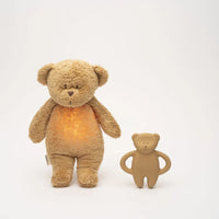 Moonie Bear | Natural Rubber Teether - Cappuccino