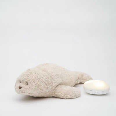 Moonie Bear | Organic Humming Seal with Night Light - Sand
