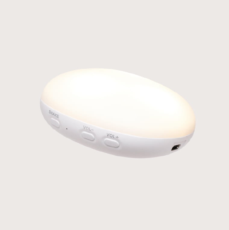 Moonie Bear | Organic Humming Seal with Night Light - Sand