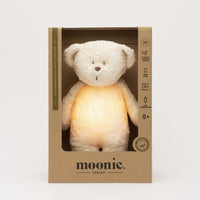 Moonie Bear - Polar | Organic Humming Bear with Night Light 