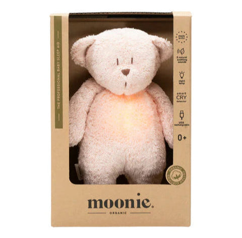 Moonie Bear - Rose | Portable Sound Machine | Baby Sleep Aid