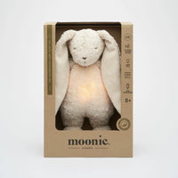 Moonie Bunny - Sand | Organic Humming Bunny with Night Light by Moonie Bear