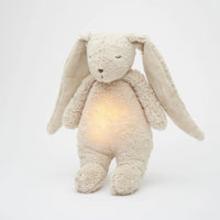 Moonie Bunny - Sand | Organic Humming Bunny with Night Light by Moonie Bear
