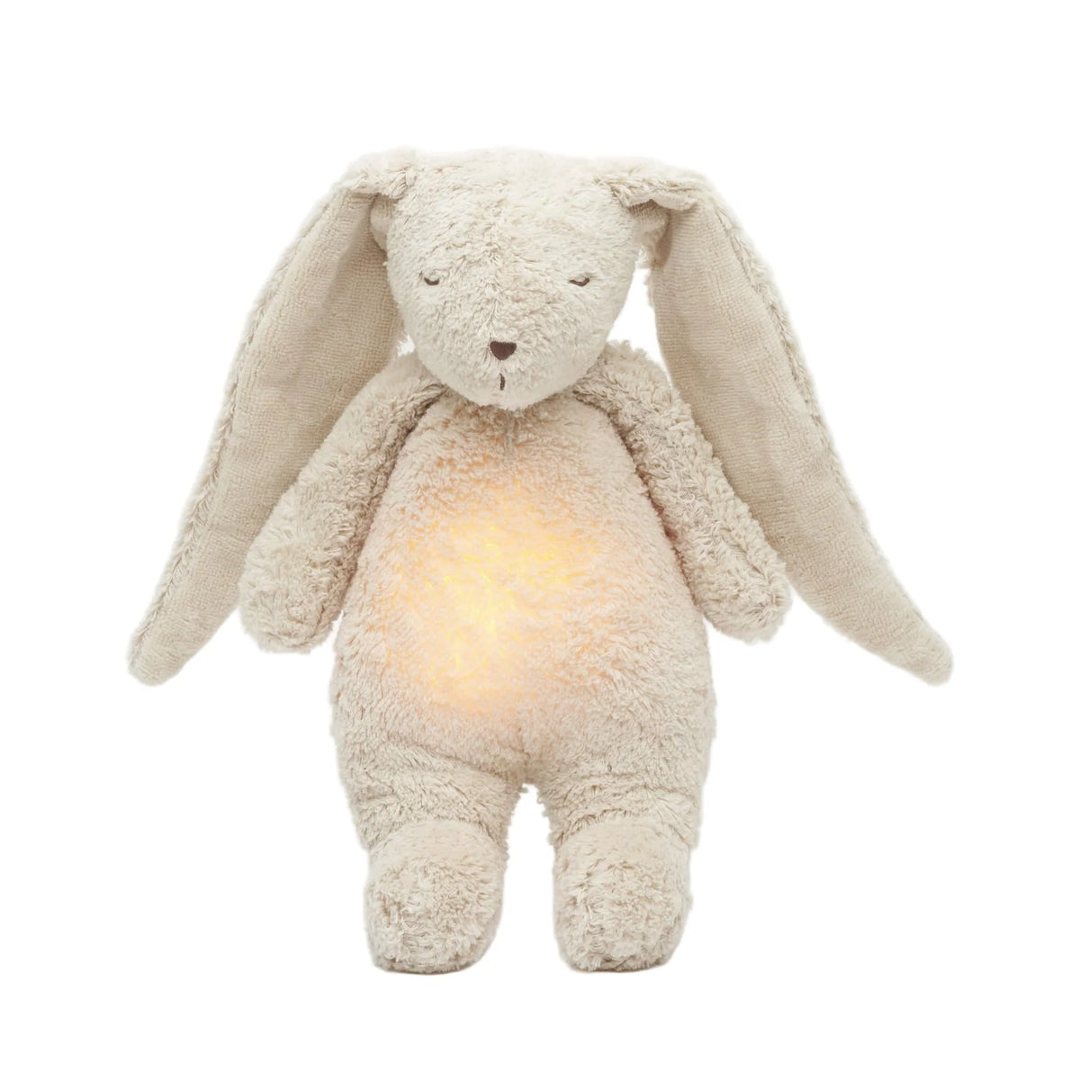 Moonie Bunny - Sand | Organic Humming Bunny with Night Light by Moonie Bear