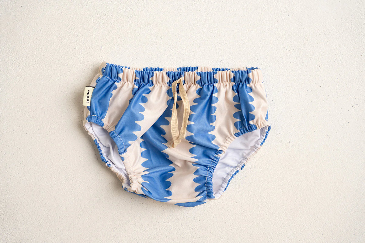 Reusable Swim Nappy by Pekpi - Blue Wiggle Print
