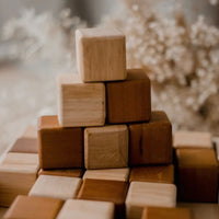 Wooden Blocks | Qtoys | My first block set -Natural