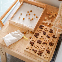 Wooden Toys | Capital Letter Alphabet Puzzle - Qtoys