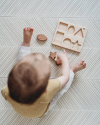 Wooden Toys | Wooden Shape Puzzle - Qtoys