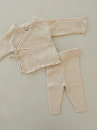 Ribbed Kimono Set | OatPETITE + COBaby Clothing