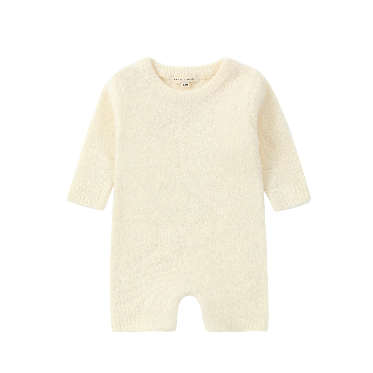 Susukoshi | Knit Baby Romper - White
